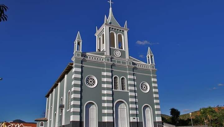 Vista da Paróquia Senhor Bom Jesus em Campanário